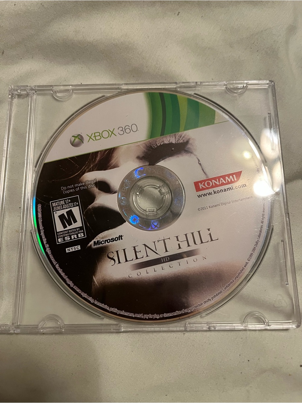 Microsoft Xbox 360 Silent Hill HD Collection Disc - White, Black, Green